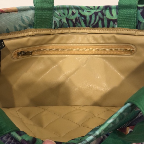 Vintage Clovis Ruffin for Genie - Zoo / Jungle Animal Menagerie Large Tote Bag - Picture 7 of 9